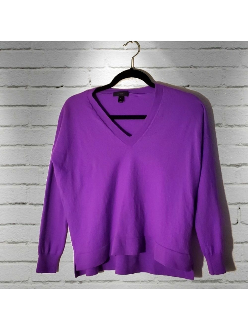J Crew Merino Wool V-Neck Sweater